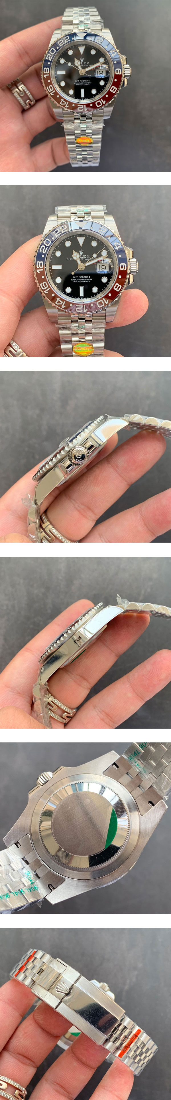 GMTマスター IIコピー M126710BLRO-0001 ブルーレッド 3186ムーブメント搭載 40mm